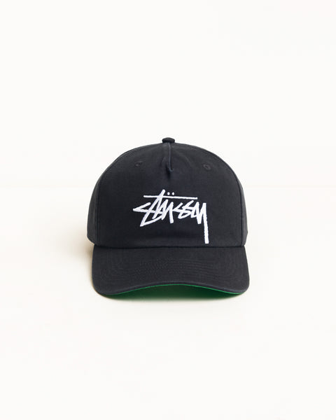 Big Stock Mid Depth Cap Unisex In Black