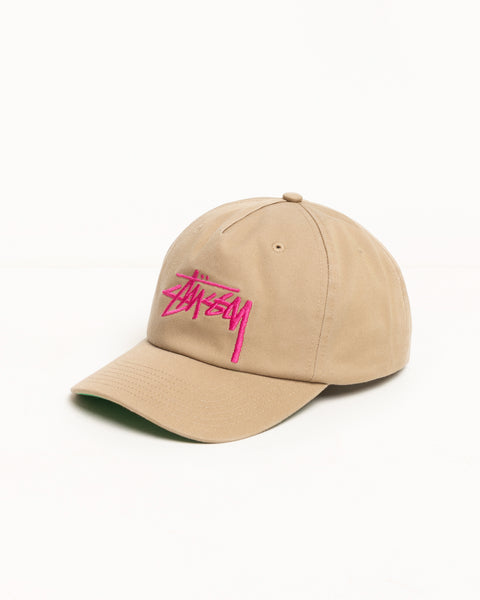 Big Stock Mid Depth Cap Accessories In Khaki