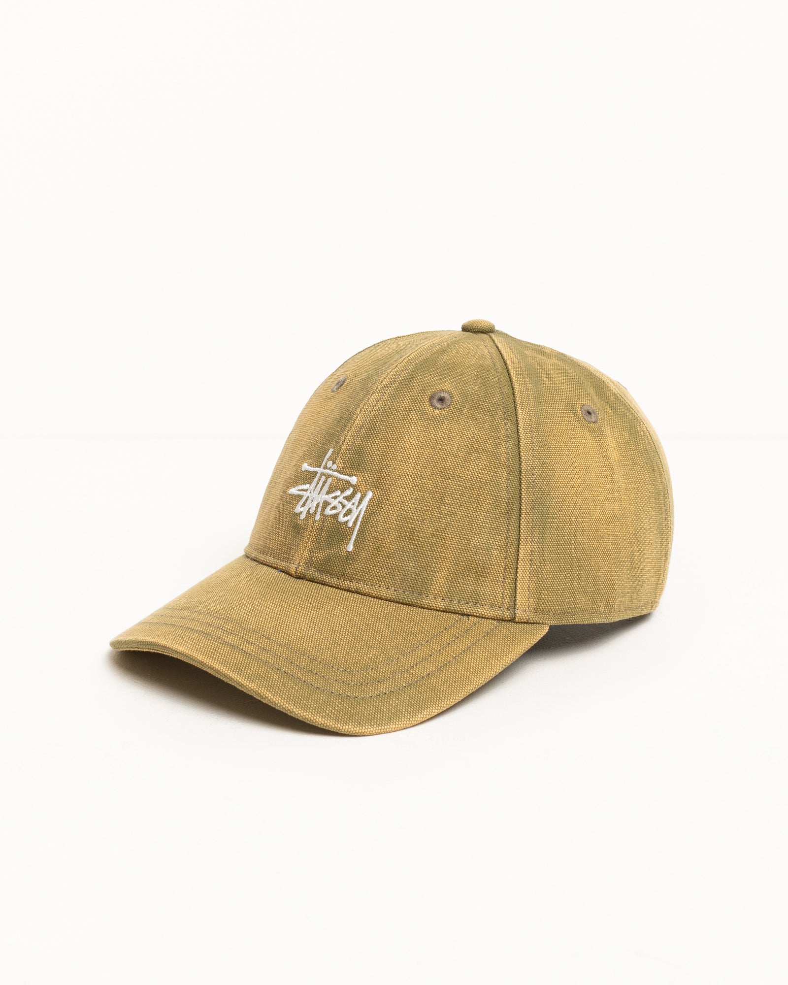 Basic Stüssy Cap Washed Canvas – Green | Headwear | Stüssy Canada