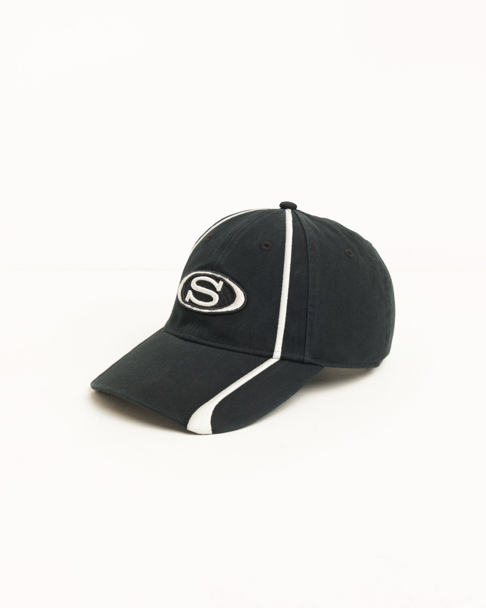 S Oval Cap - Black | Headwear | Stüssy Canada