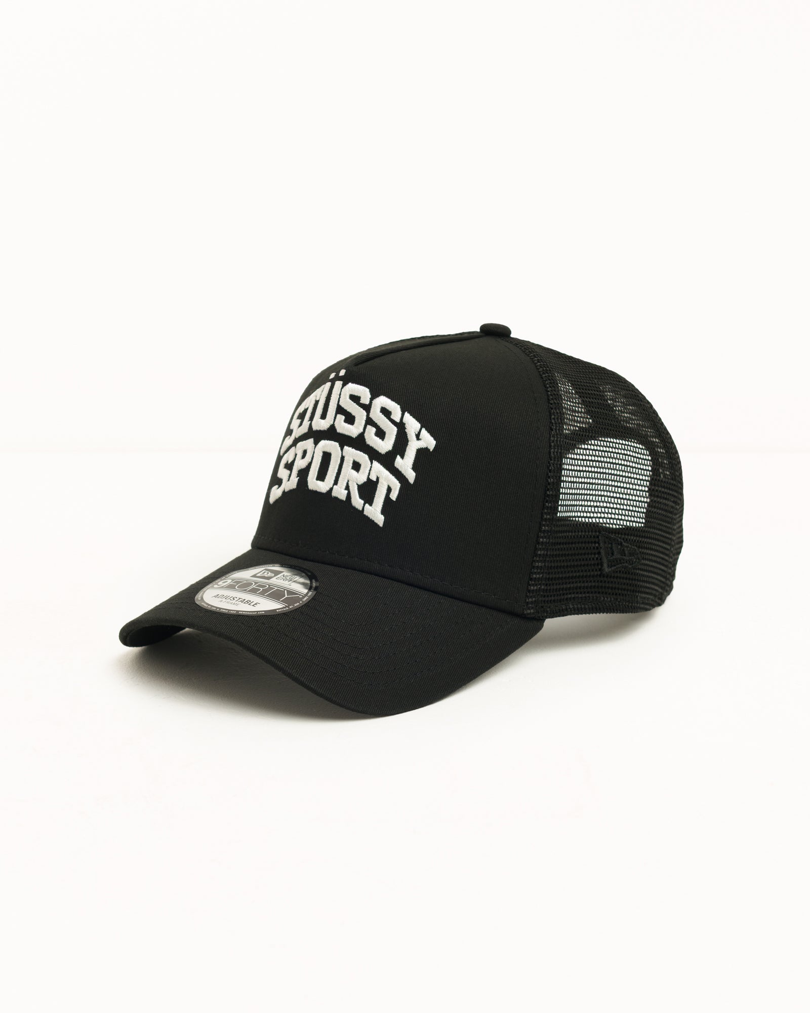 Stussy Sport 9forty Trucker Unisex In Black