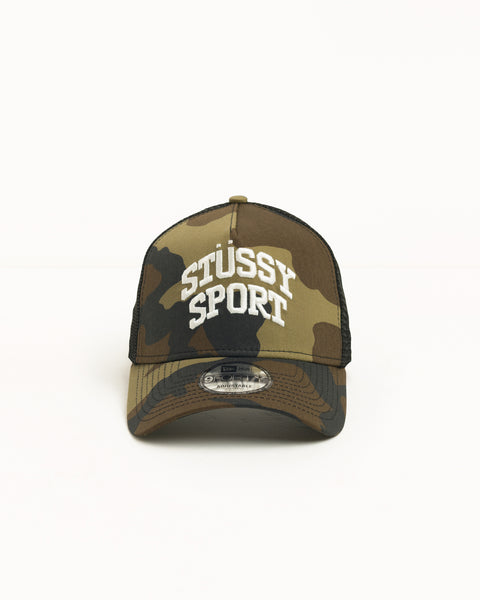Stussy Sport 9forty Trucker Unisex In Camo