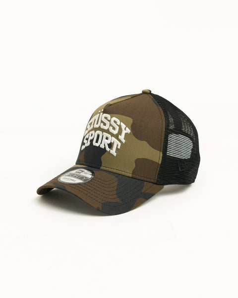 Stussy Sport 9forty Trucker Unisex In Camo