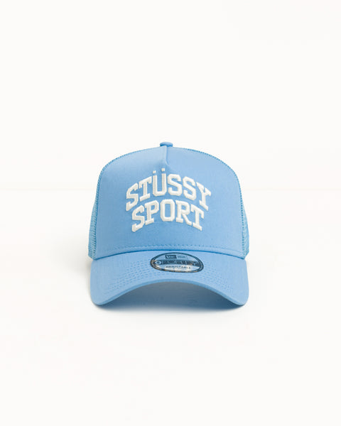 Stussy Sport 9forty Trucker Unisex In Sky Blue