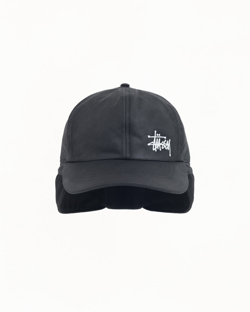 Md Waxed Earflap Unisex In Black
