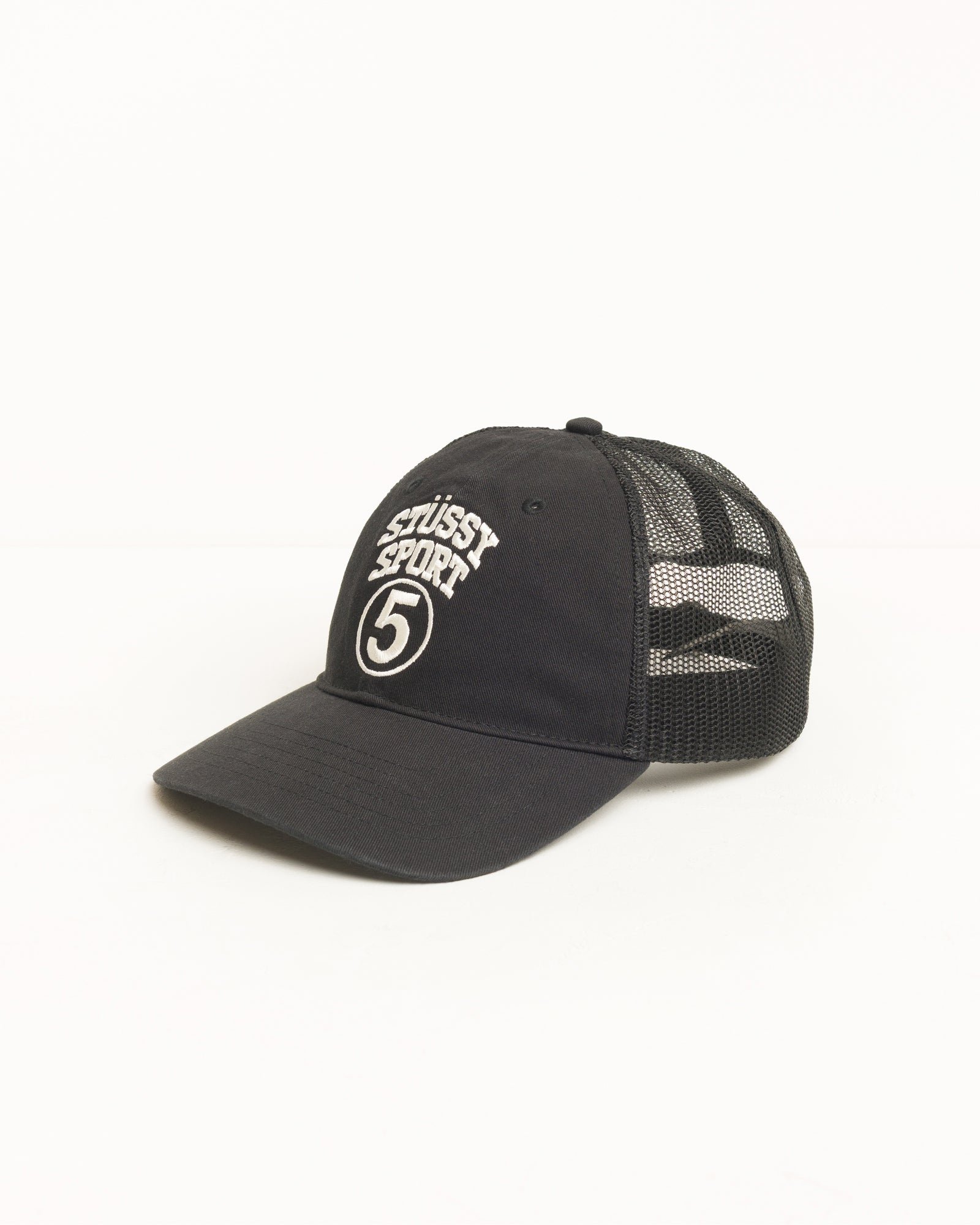 Sport 5 Trucker - Black | Headwear | Stüssy Canada