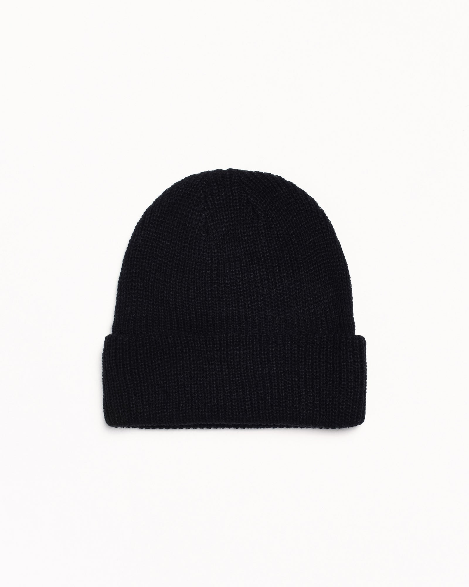 Basic Stüssy Cuff Beanie – Black | Headwear | Stüssy Canada