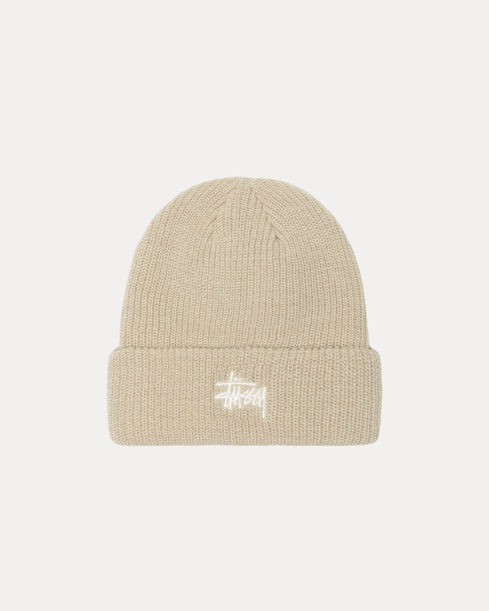 Basic Cuff Beanie Accessories In Faded Tan