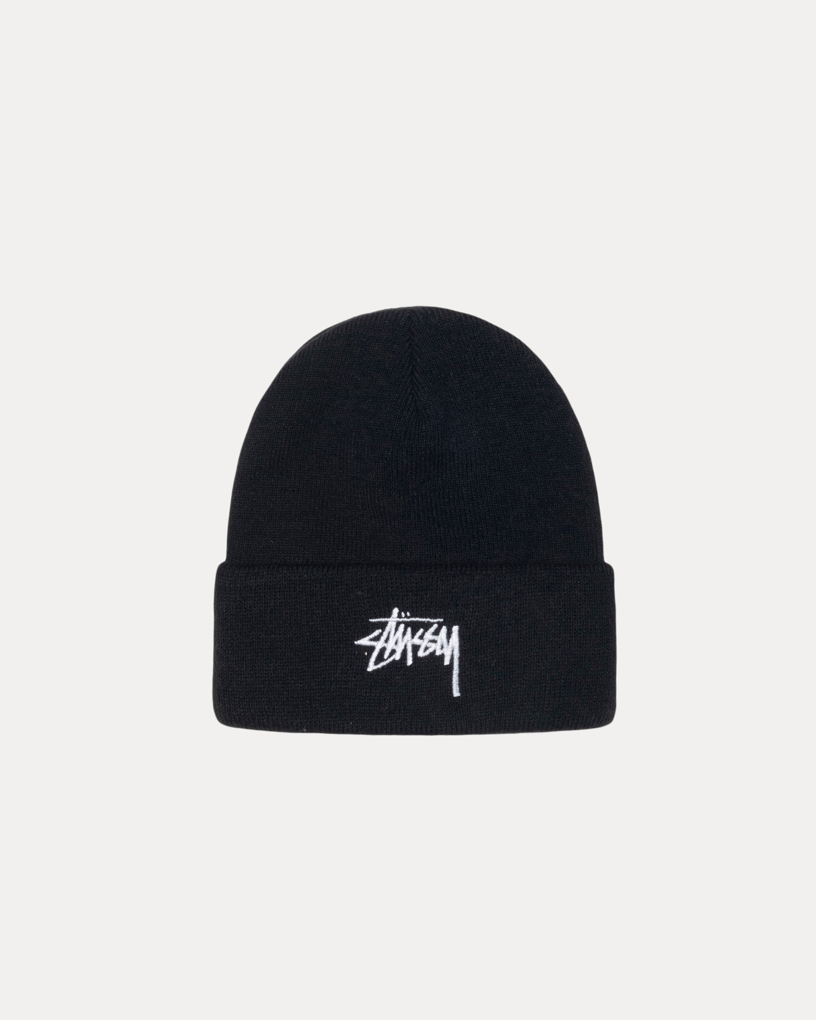 Stock Cuff Beanie Accessories In Black