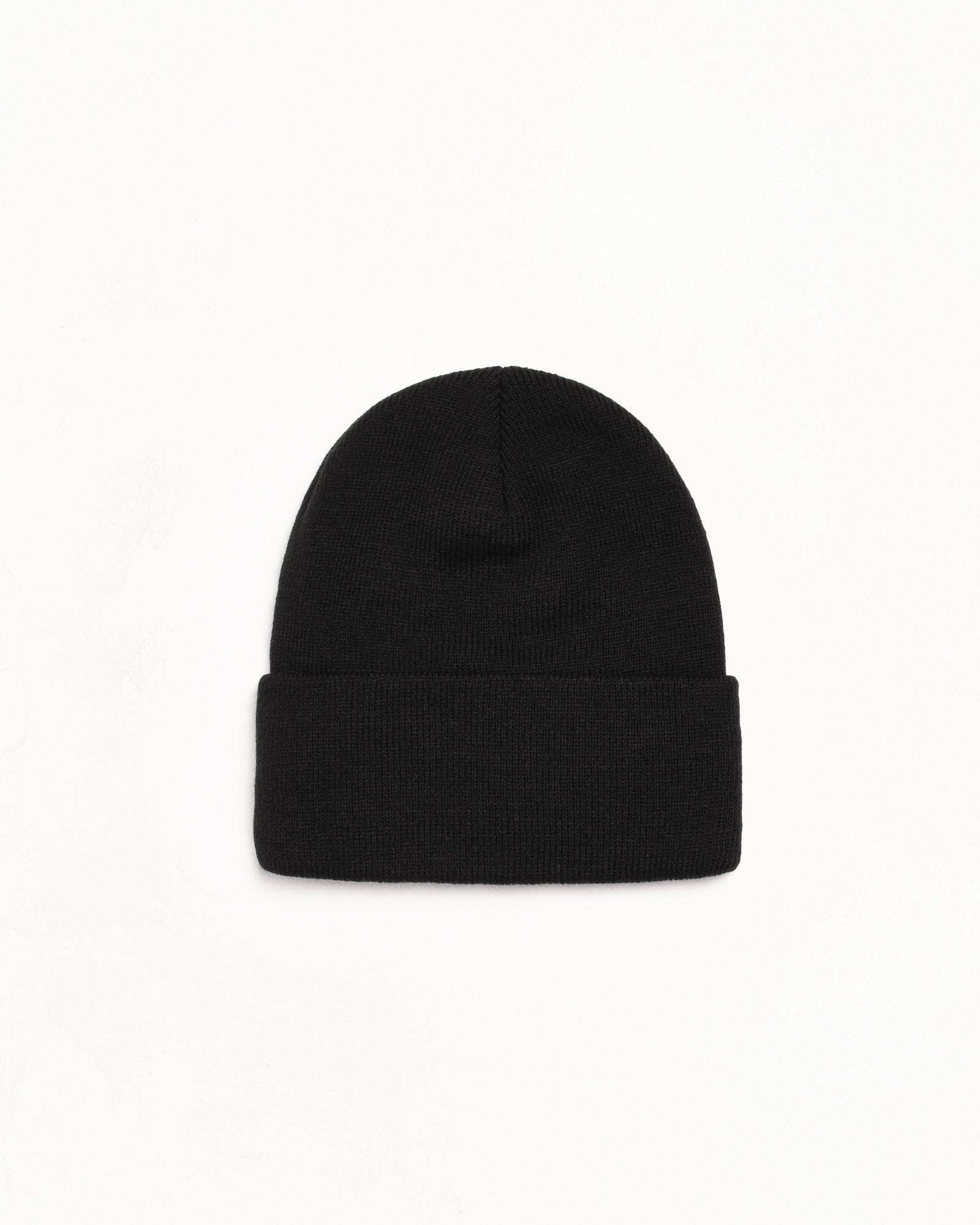 Stock Cuff Beanie Accessories In Black
