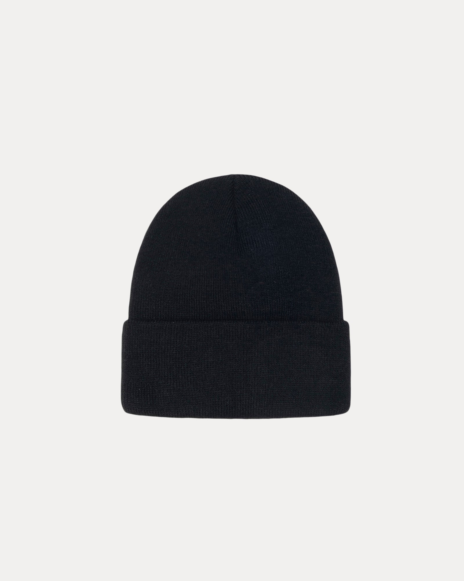 Stock Cuff Beanie Accessories In Black