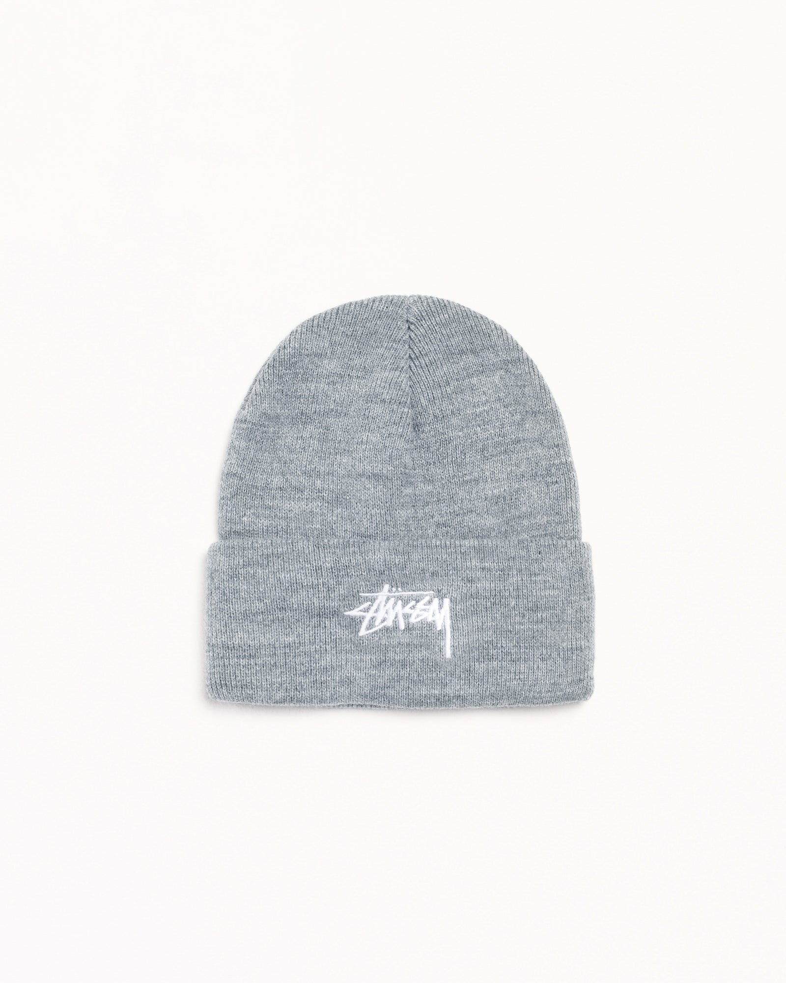 Stock Cuff Beanie Unisex In Grey Heather
