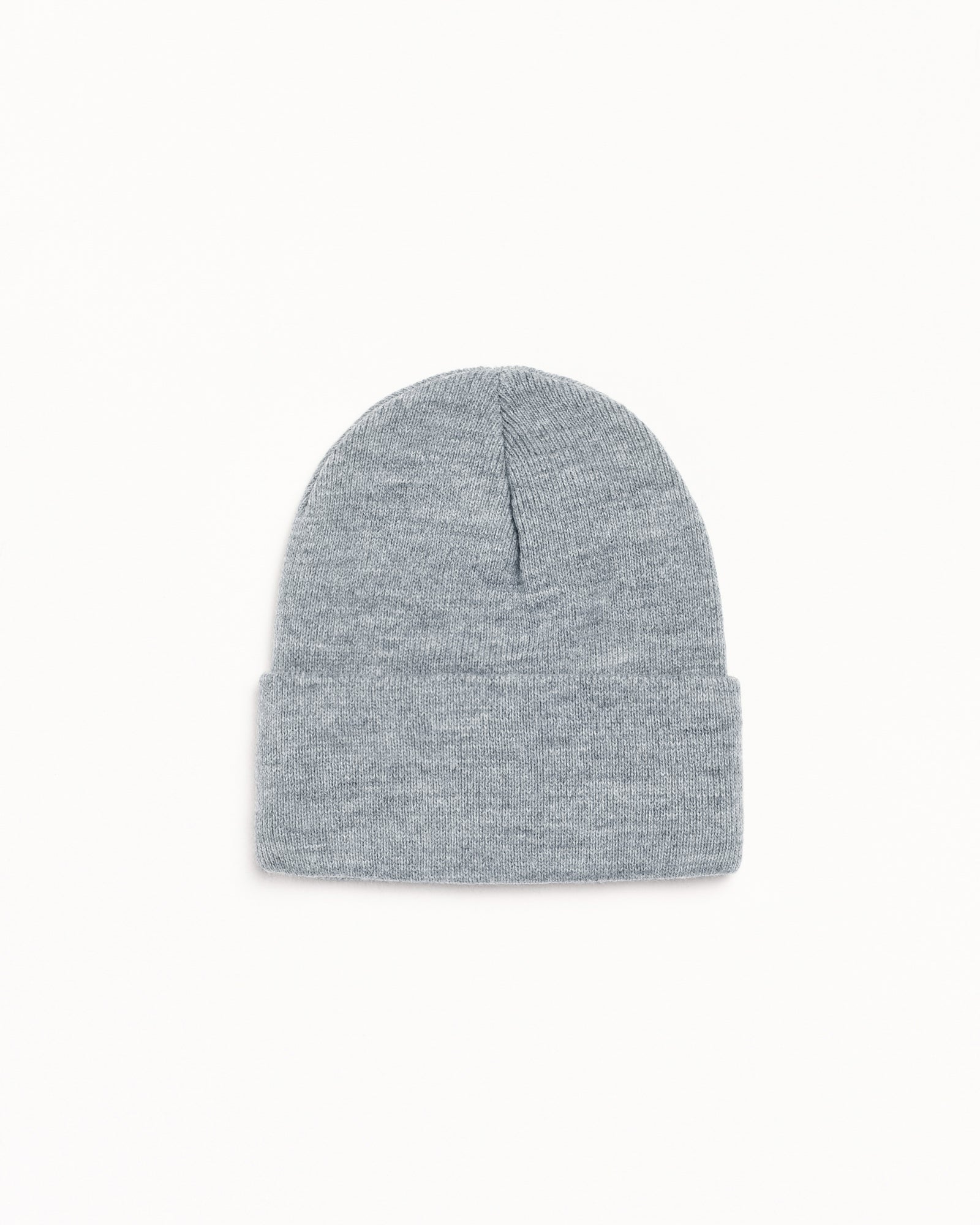 Stock Cuff Beanie Unisex In Grey Heather