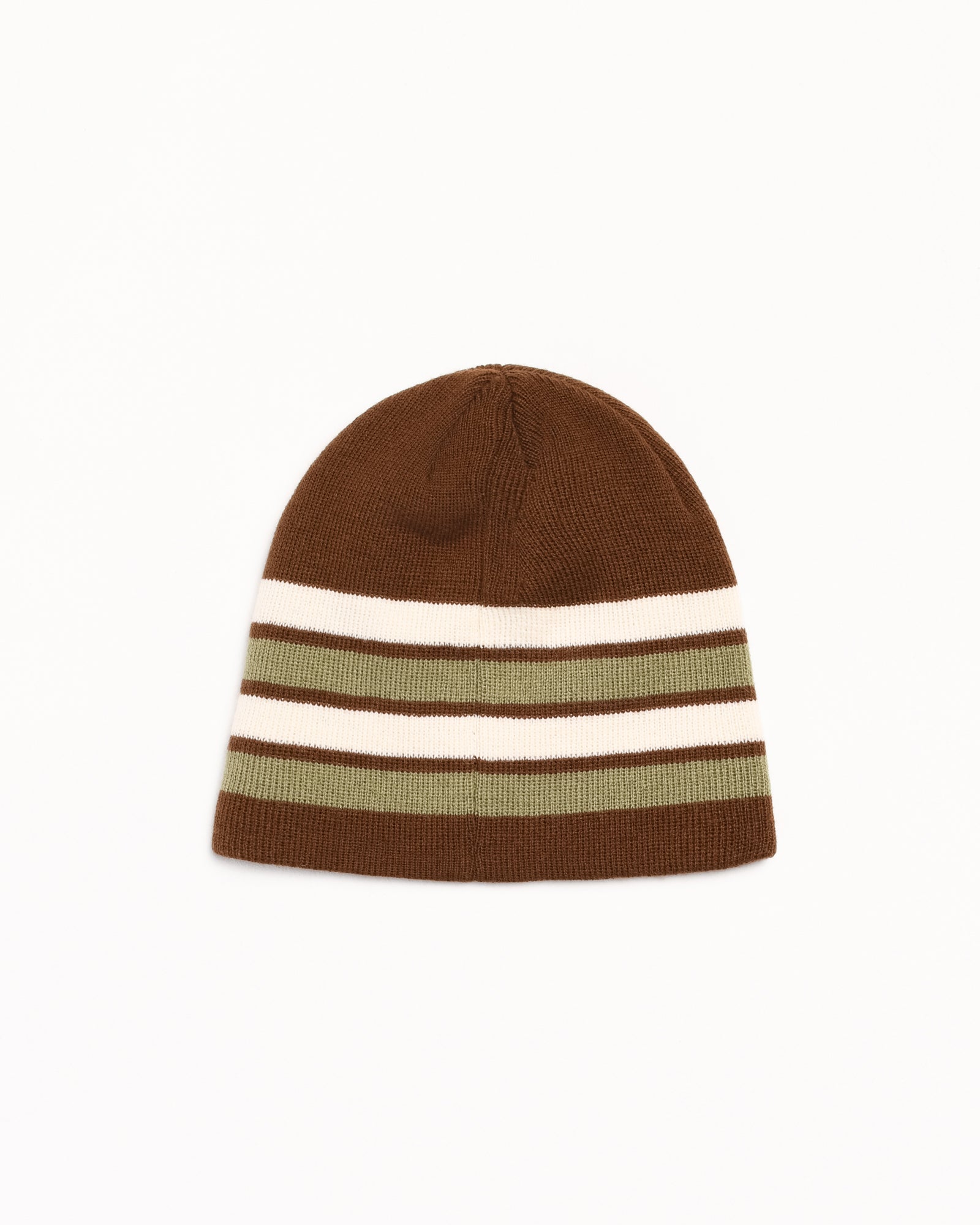 Skullcap Basic Stripe – Brown | Headwear | Stüssy Canada