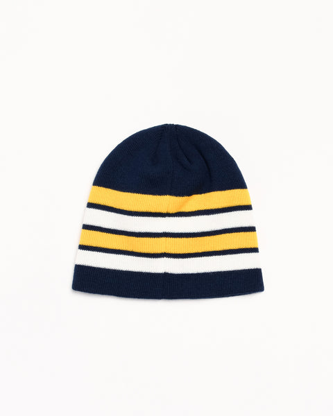Basic Stripe Skullcap in the colour Navy