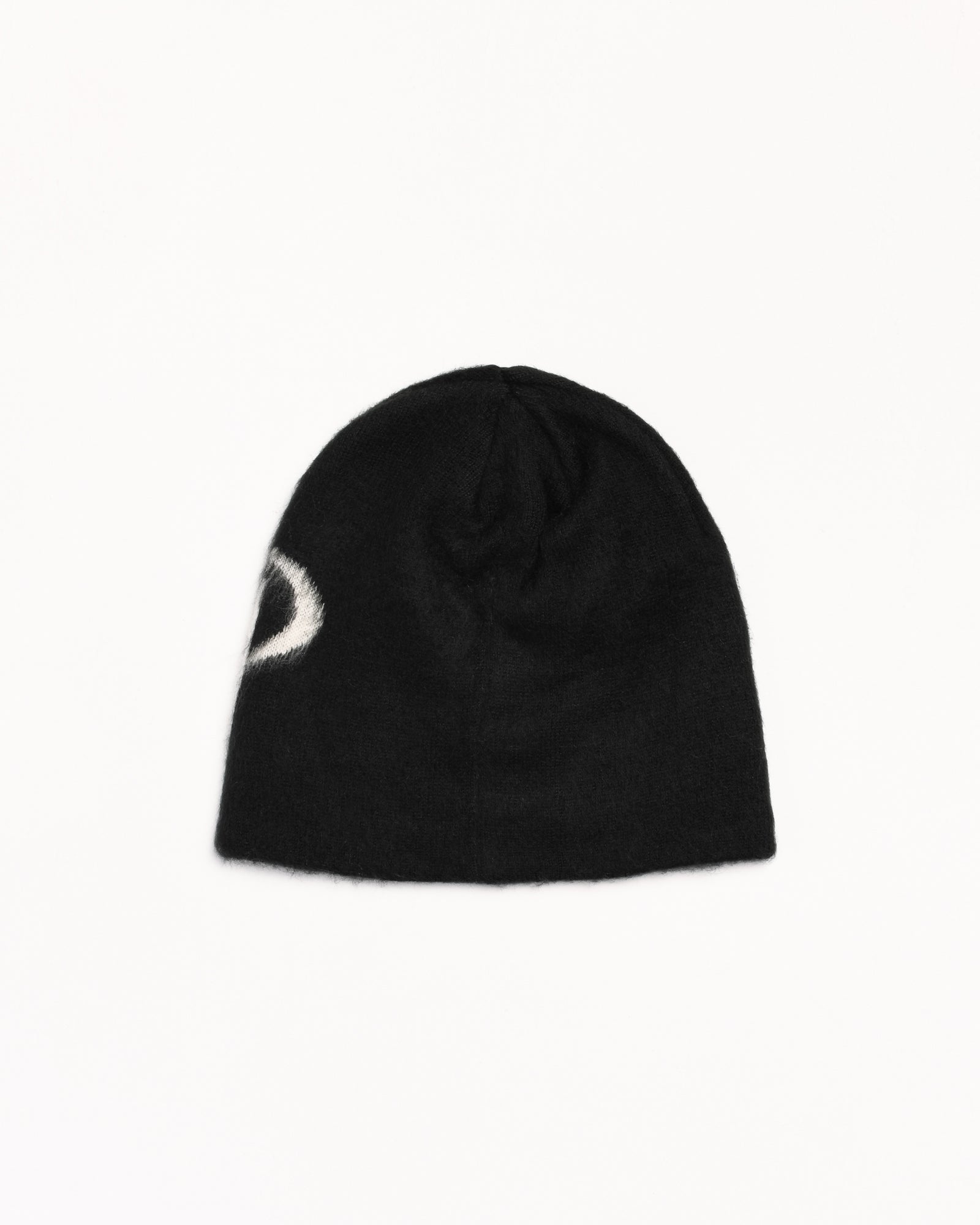 Brushed Oval Stock Skullcap in the colour Black
