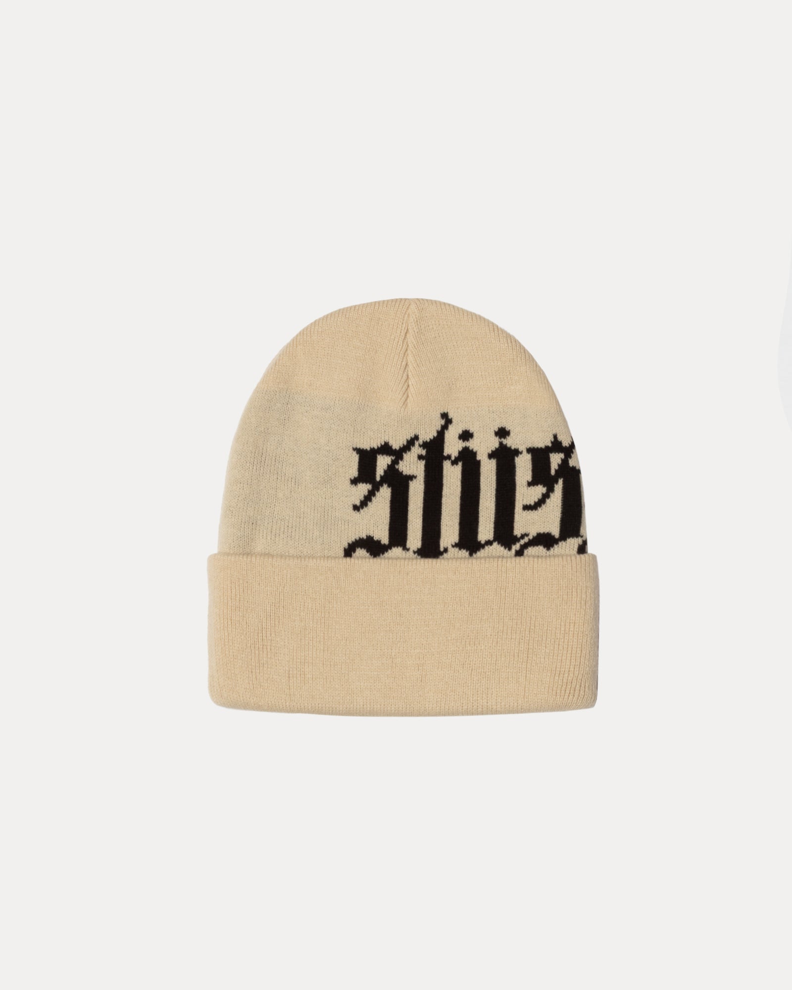 Cuff Beanie Old English Accessories In Stone