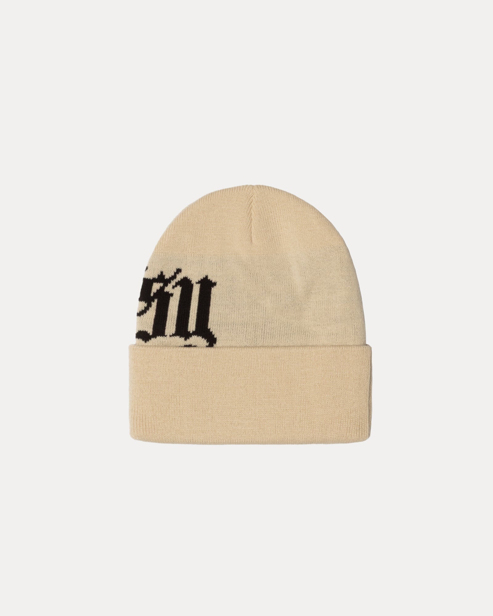 Cuff Beanie Old English Accessories In Stone