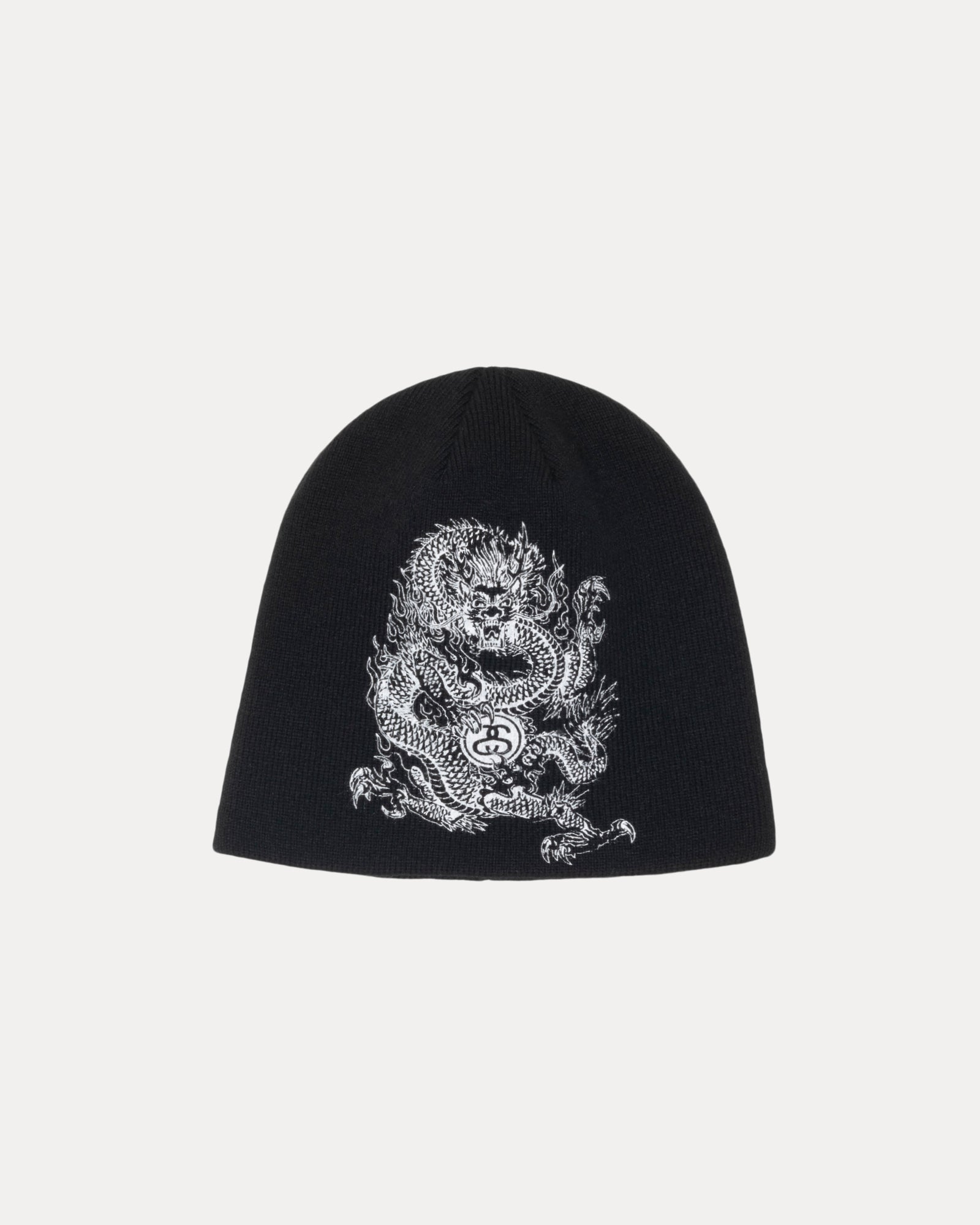 Skullcap Dragon Print Accessories In Black