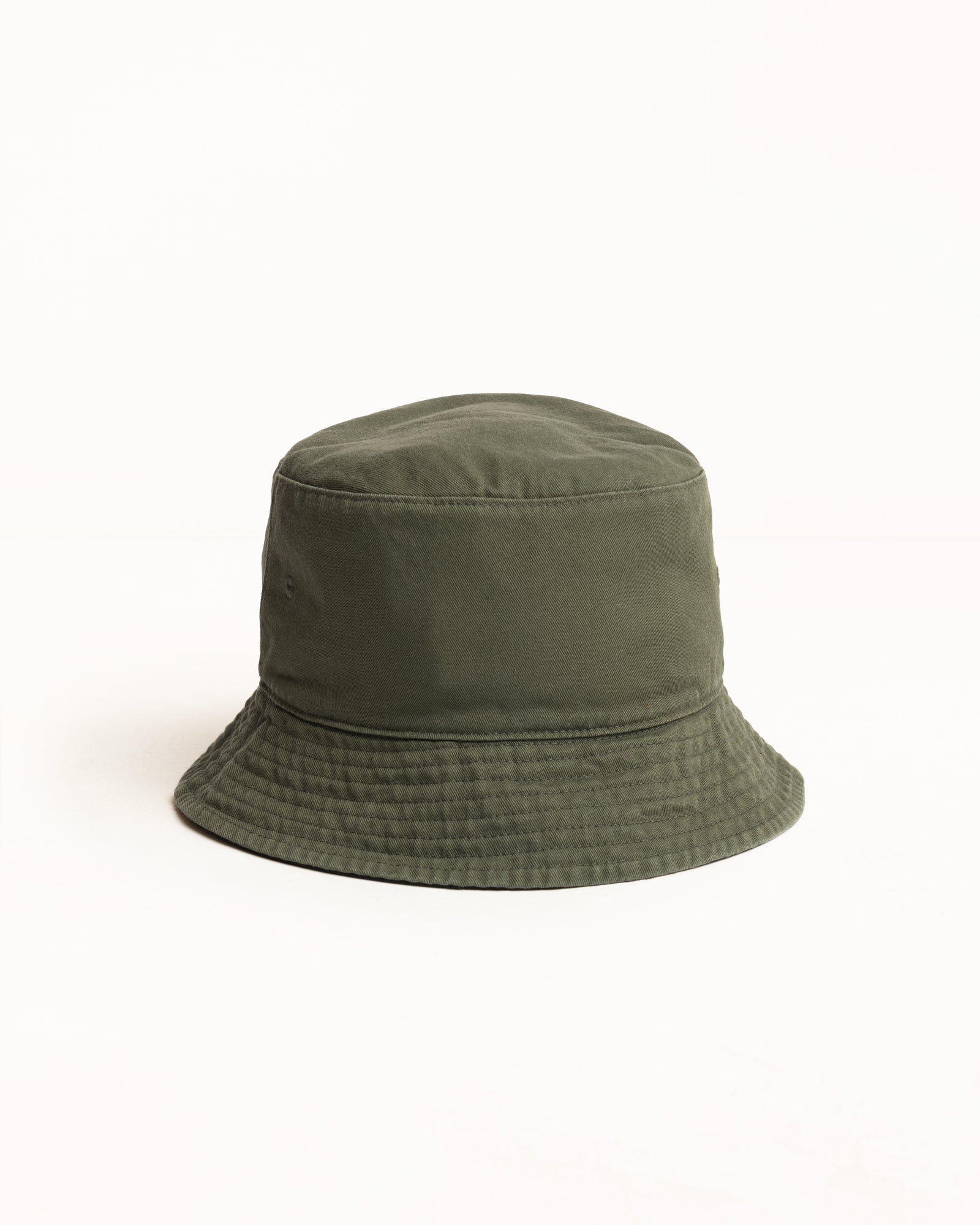 Reversible Stock Bucket Hat Unisex In Black/olive