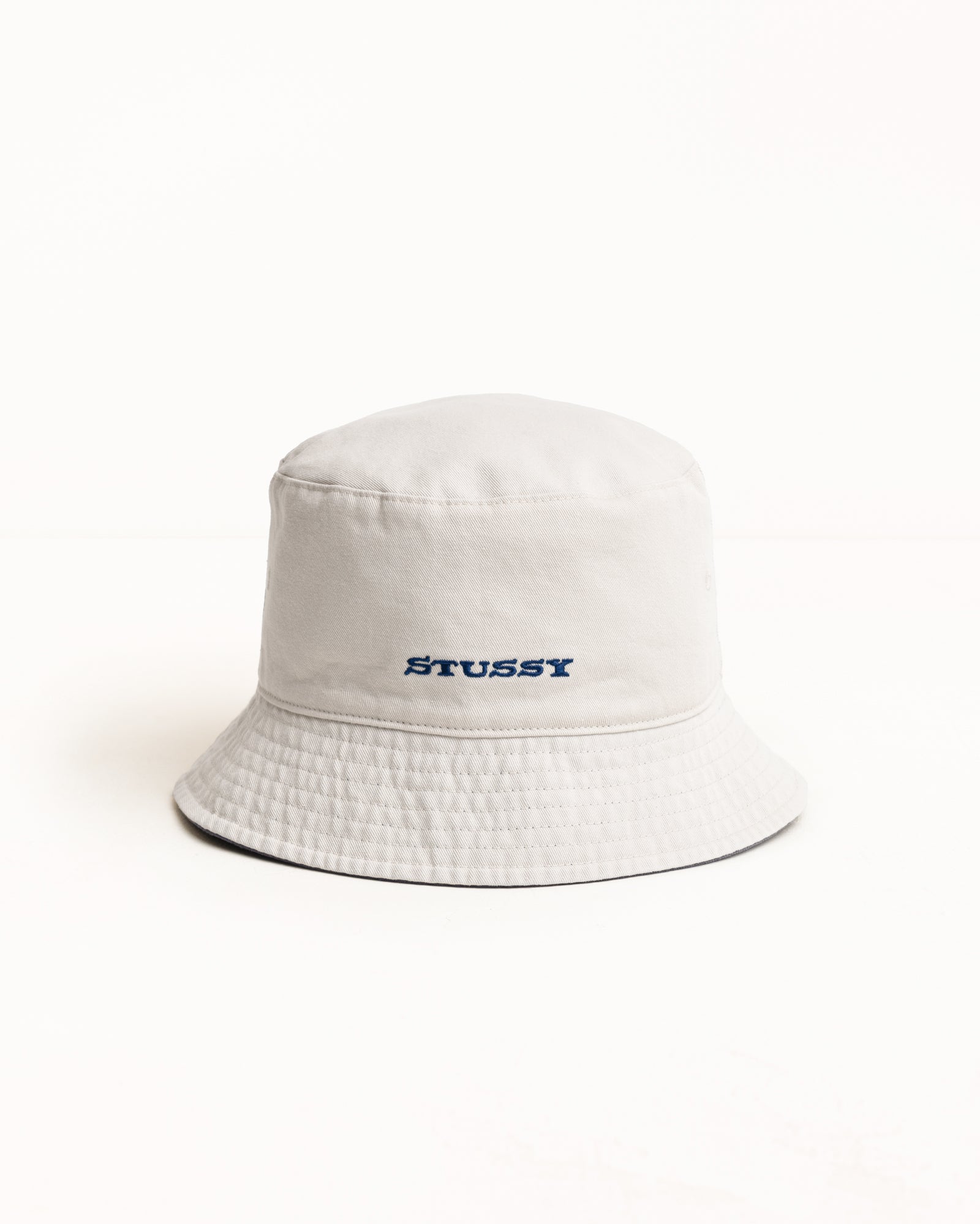 Reversible Stock Bucket Hat – Navy/Stone | Headwear | Stüssy Canada