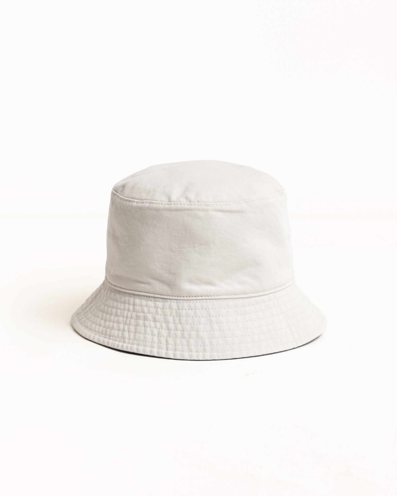 Reversible Stock Bucket Hat Unisex In Navy/stone