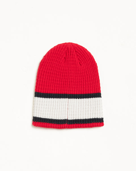 Varsity S Stripe Skullcap Accessories In Cherry