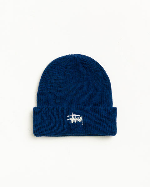 Basic Cuff Beanie Unisex In Blueberry