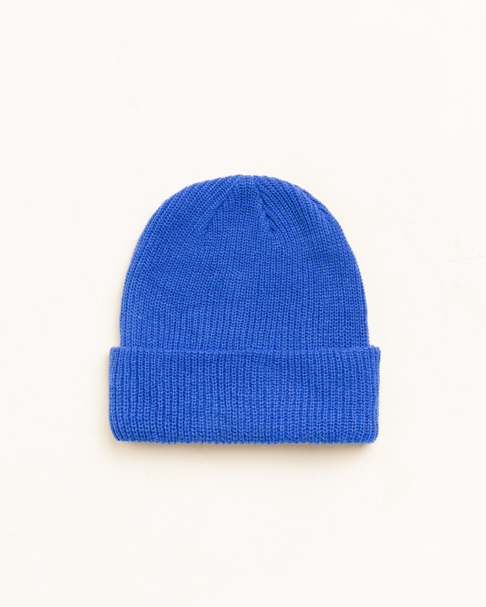 Basic Cuff Beanie Unisex In True Blue