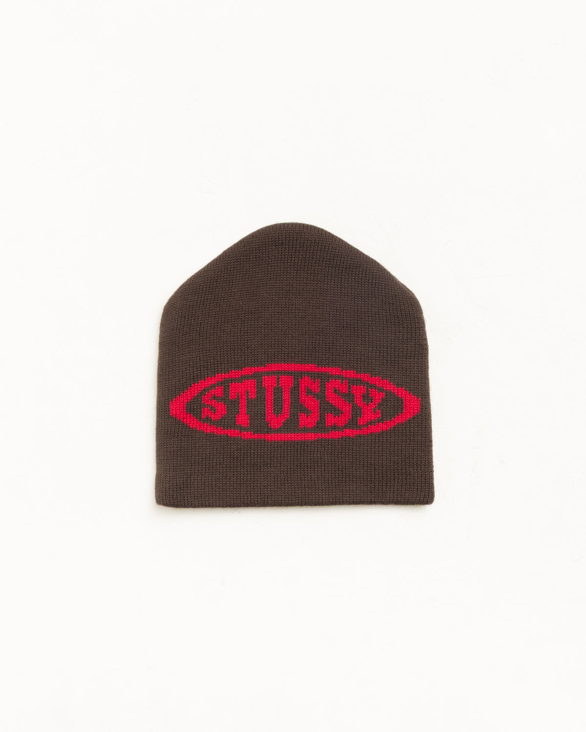 Oval Ski Beanie Unisex In Brown