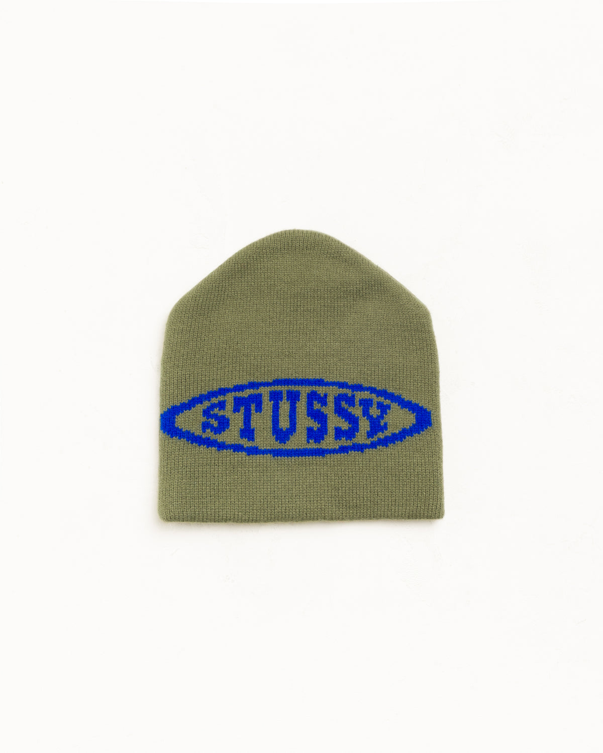 Oval Ski Beanie Unisex In Moss Green