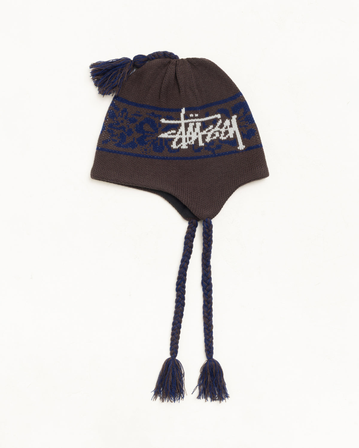 Hawaiian Earflap Beanie Unisex In Brown