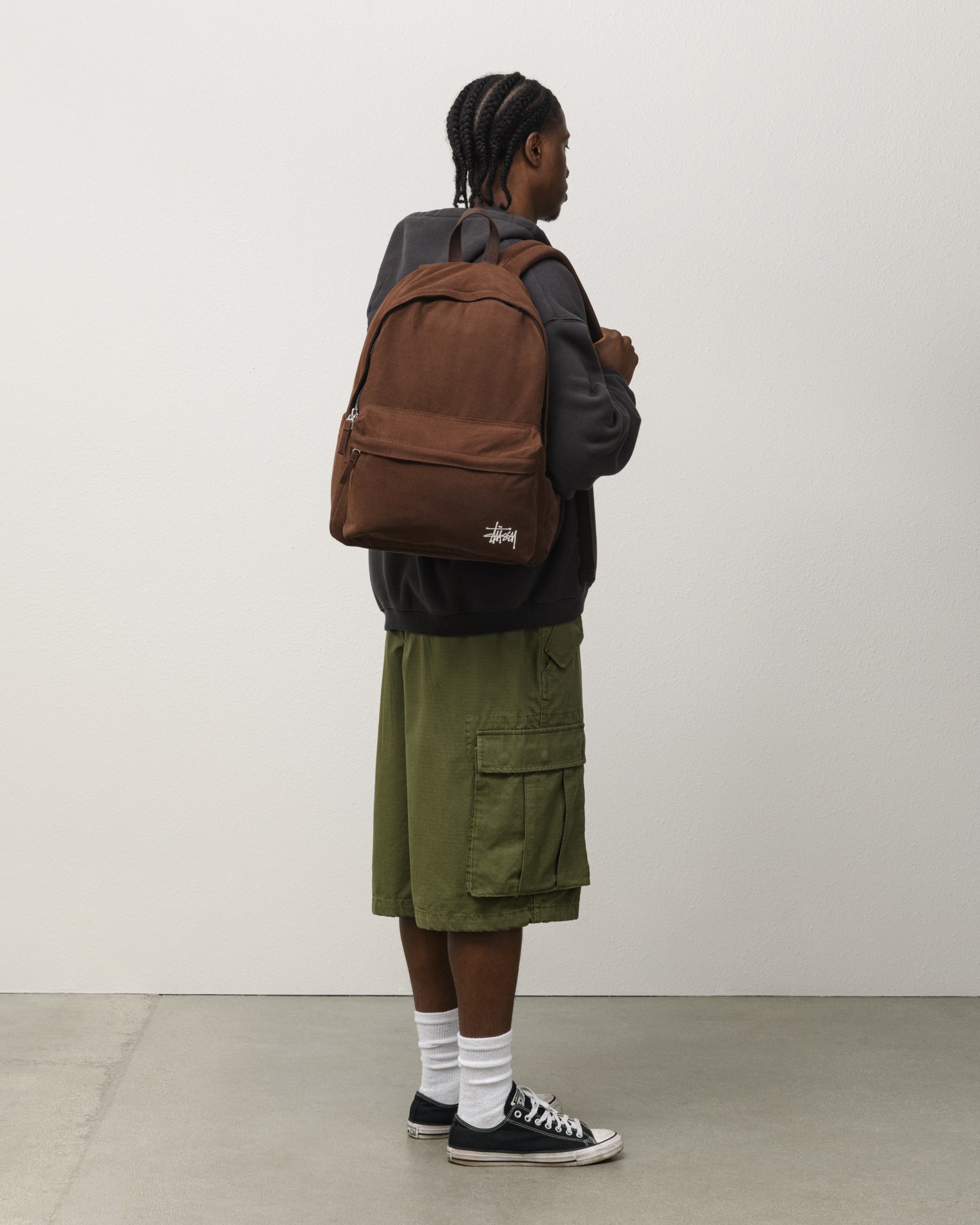 Canvas Backpack Accessories In Brown