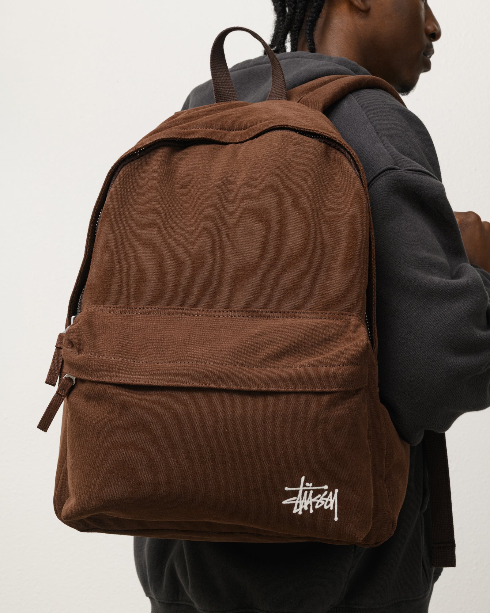Canvas Backpack – Brown | Accessories | Stüssy Canada