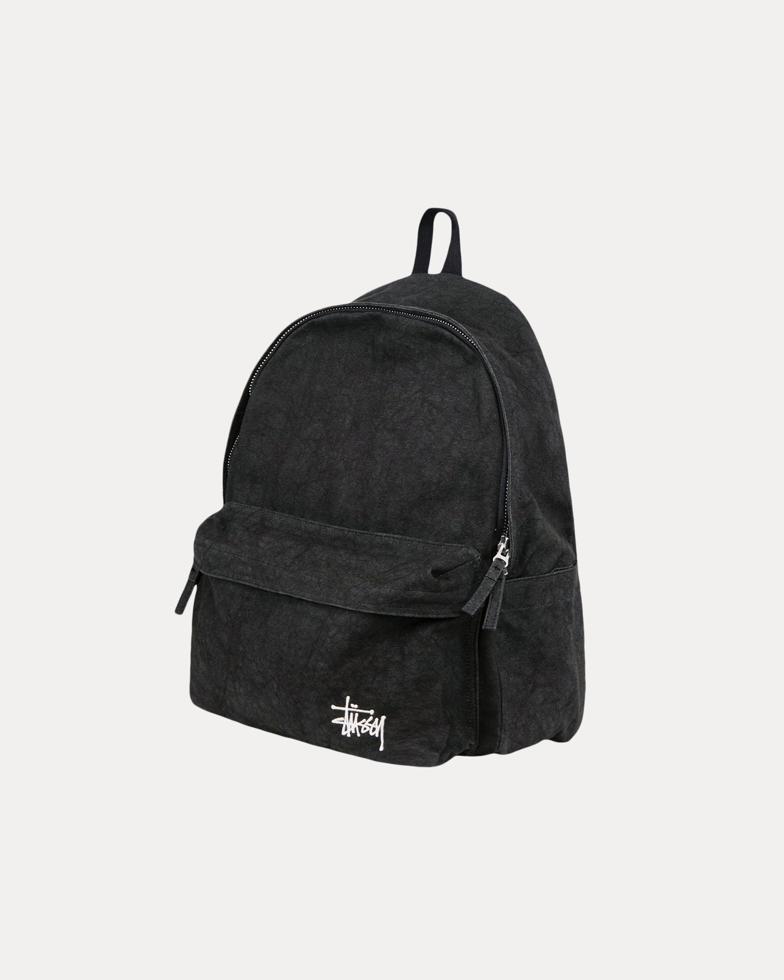 Canvas Backpack Accessories In Washed Black