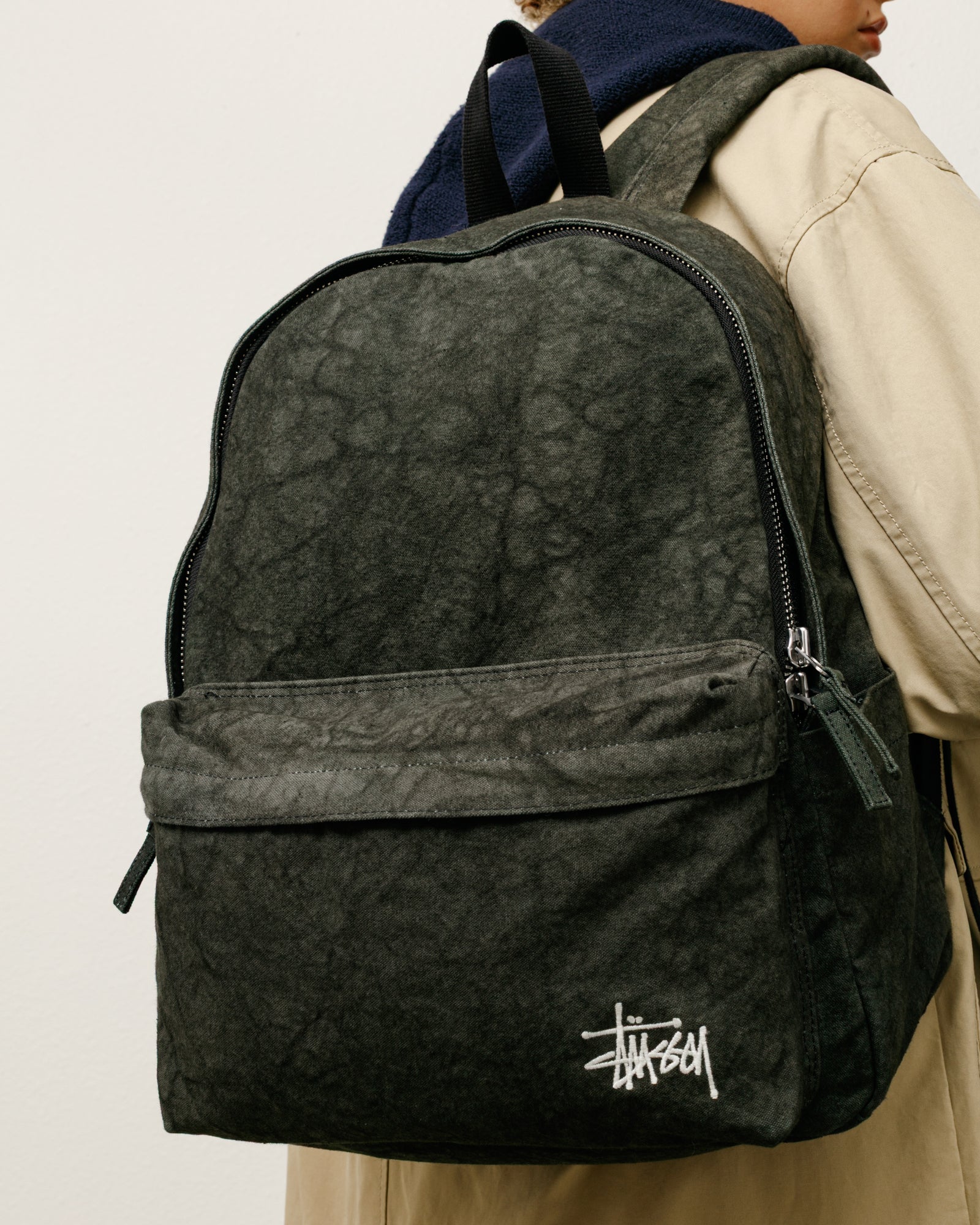 Canvas Backpack – Washed Black | Accessories | Stüssy Canada
