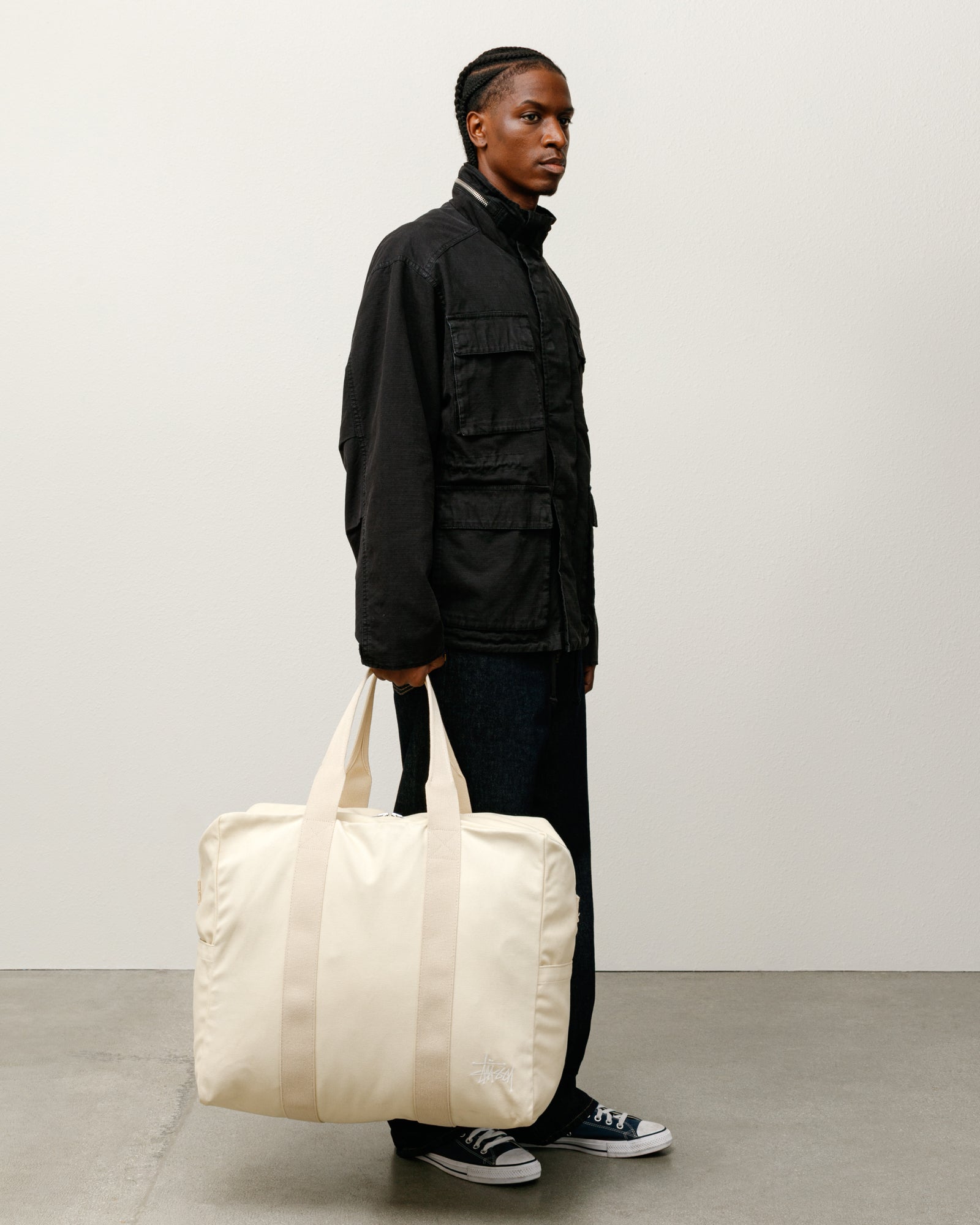 【未使用】Stussy CANVAS FLIGHT BAG Canvas Flight Bag – Natural | Accessories | Stüssy Canada