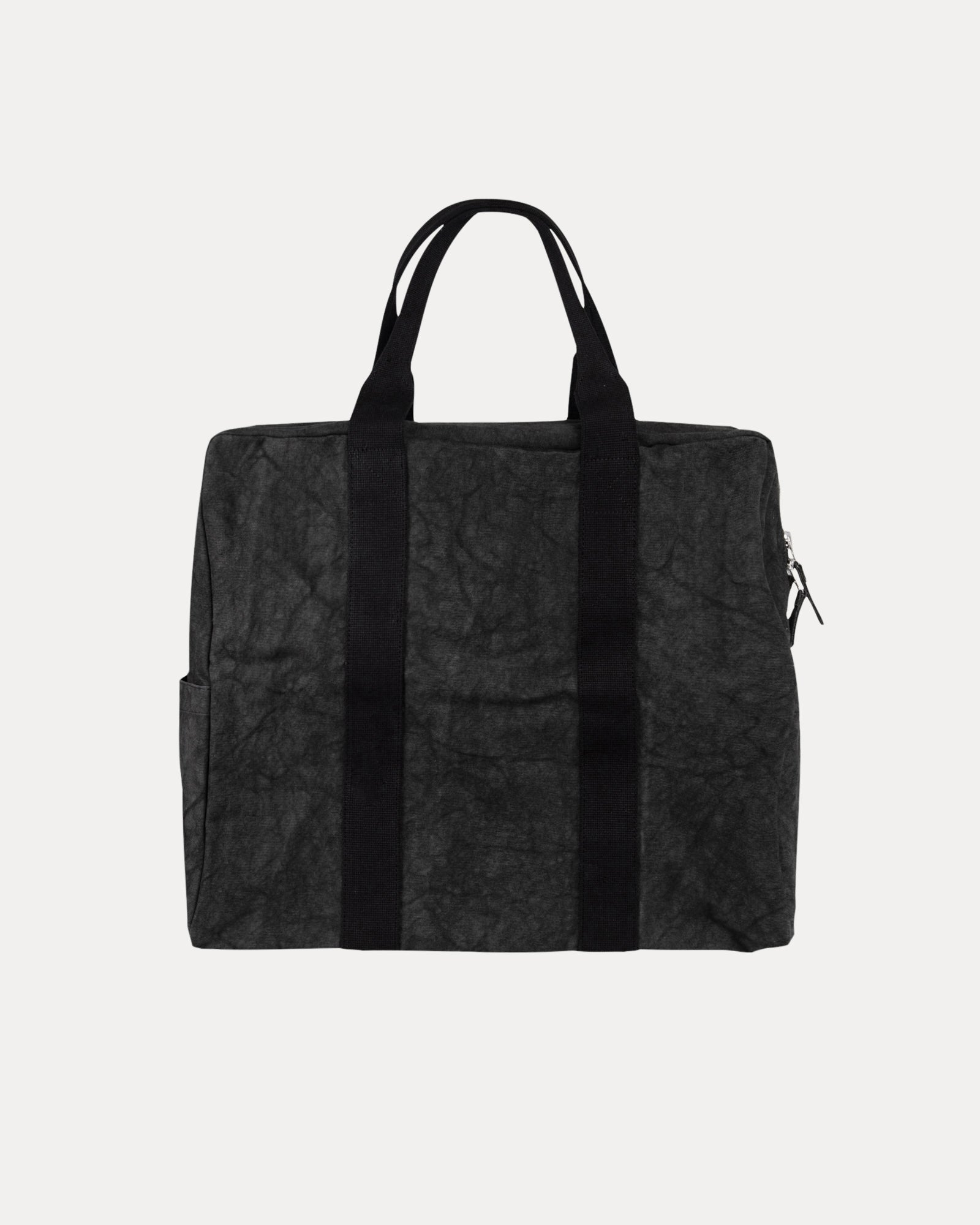 Canvas Flight Bag Accessories In Washed Black