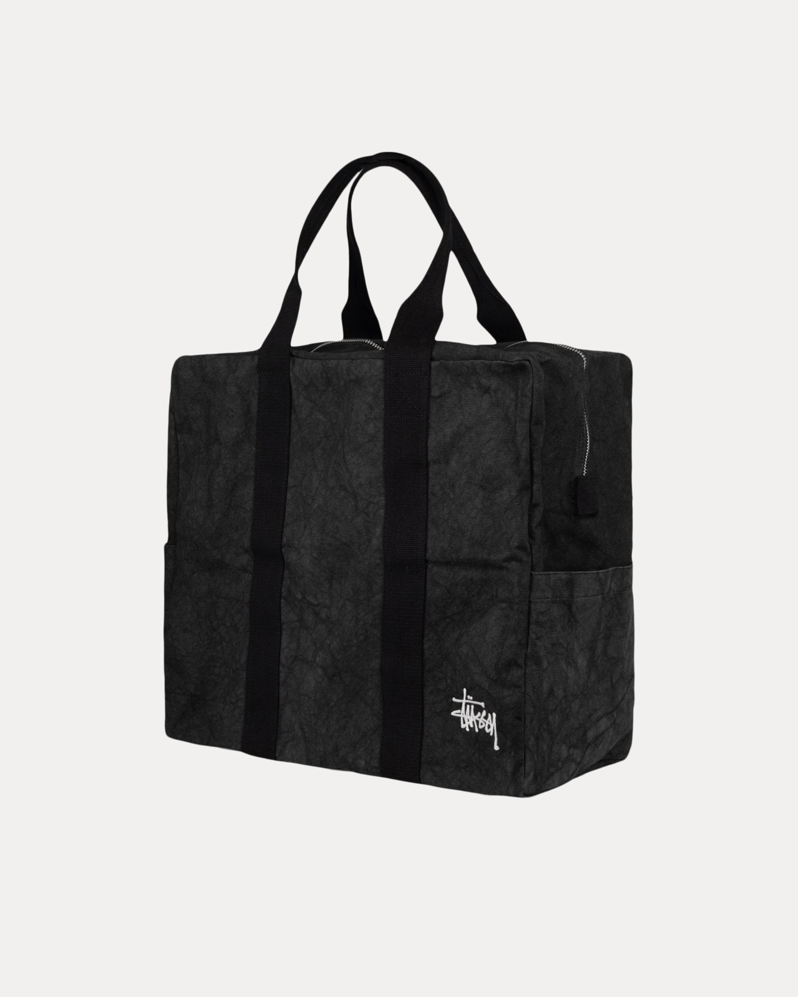 Canvas Flight Bag Accessories In Washed Black
