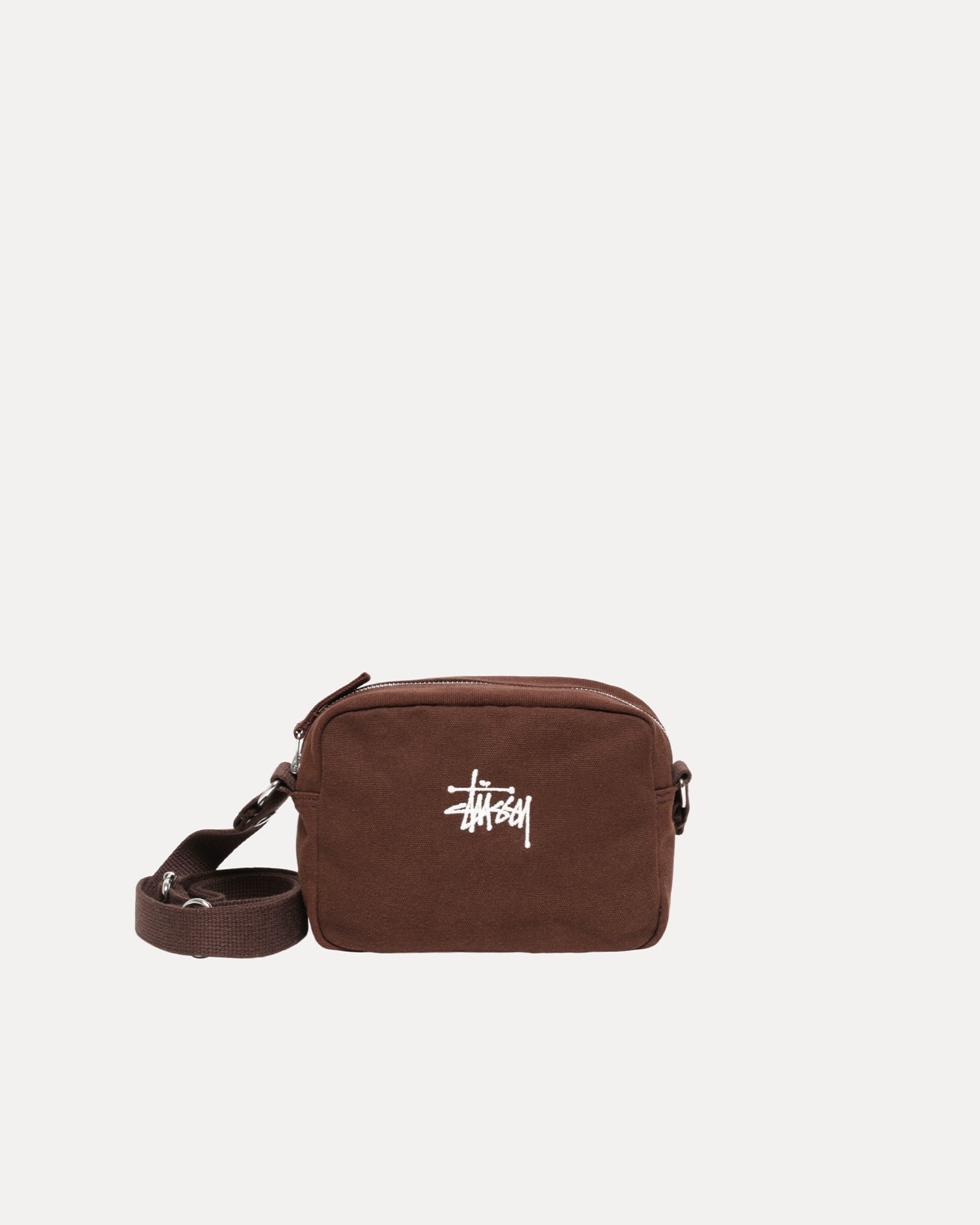 Canvas Side Pouch Accessories In Brown