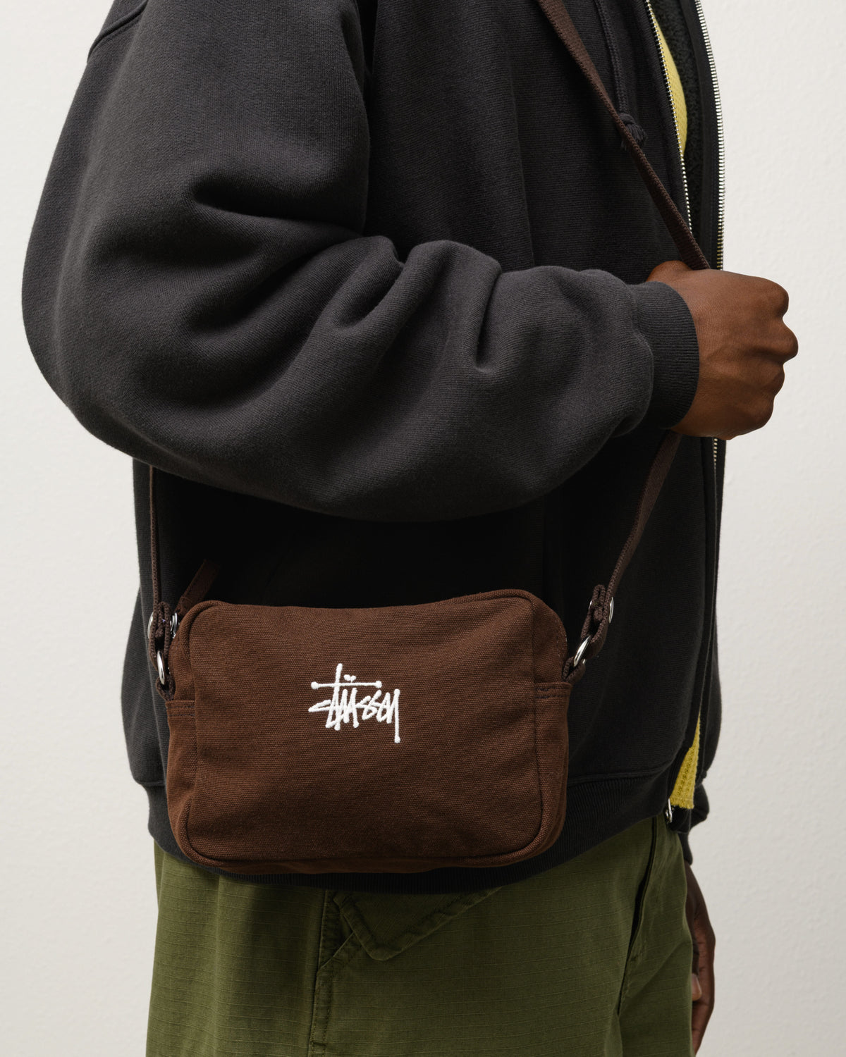 Canvas Pouch – Brown | Accessories | Stüssy Canada