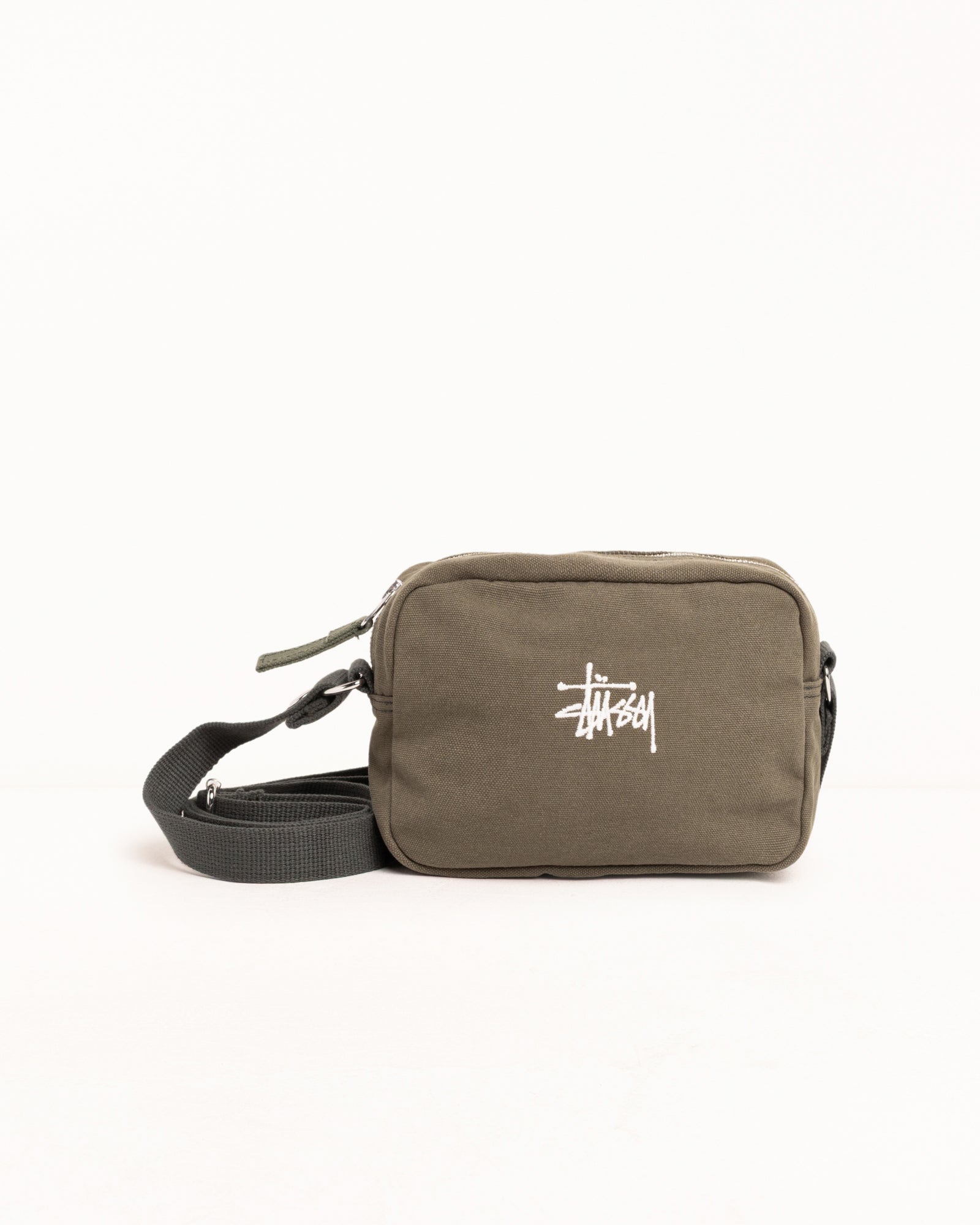 Canvas Side Pouch Accessories In Green