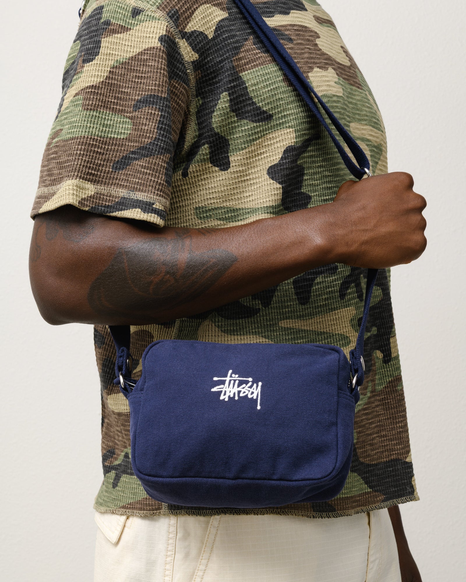 Canvas Pouch – Navy | Accessories | Stüssy Canada