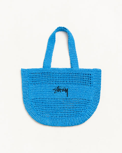 Woven Tote Bag in the colour Blue