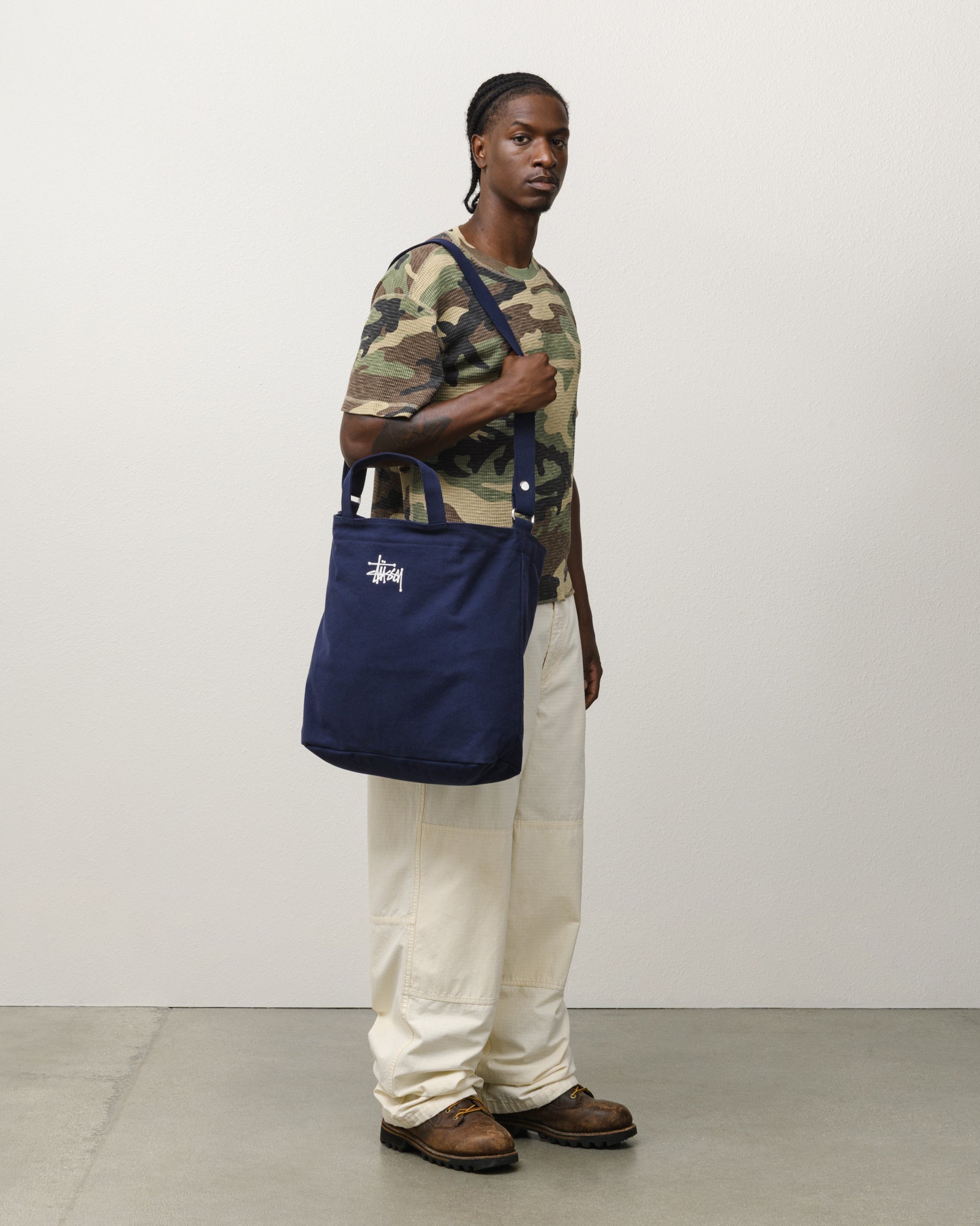 Canvas Crossbody Bag – Navy | Accessories | Stüssy Canada