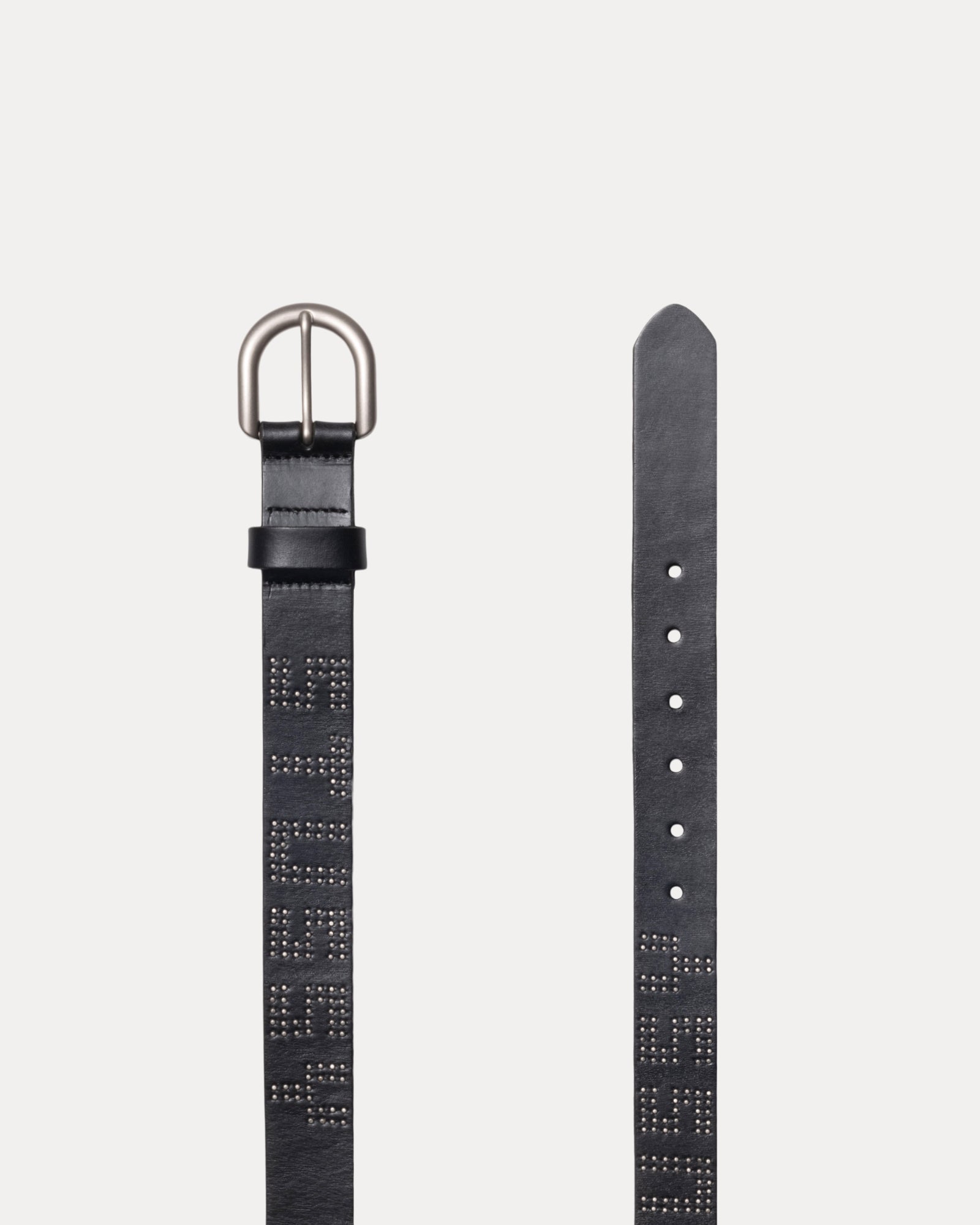 Stud Letter Belt Accessories In Black