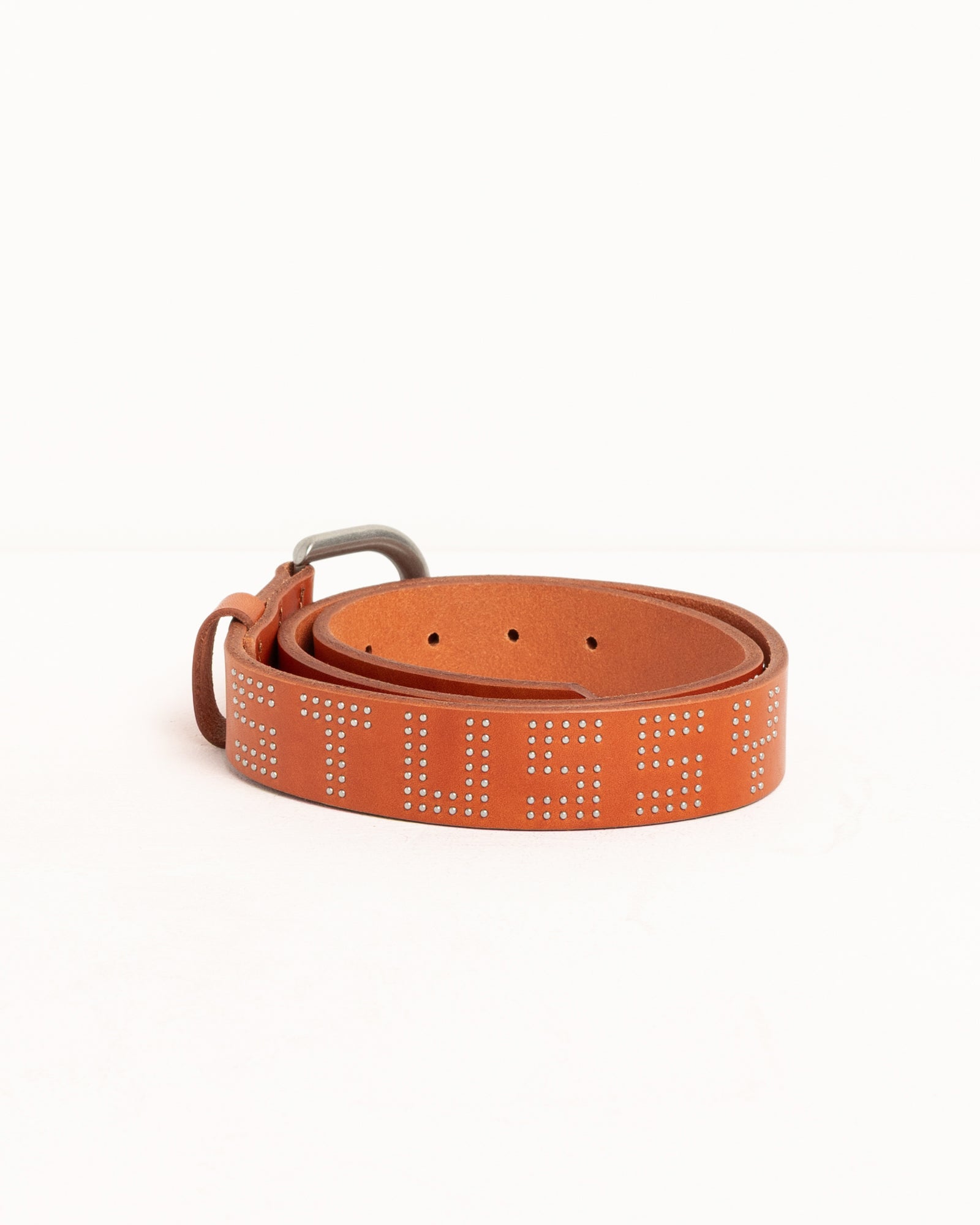 Stud Letter Belt – Worn Tan | Accessories | Stüssy Canada