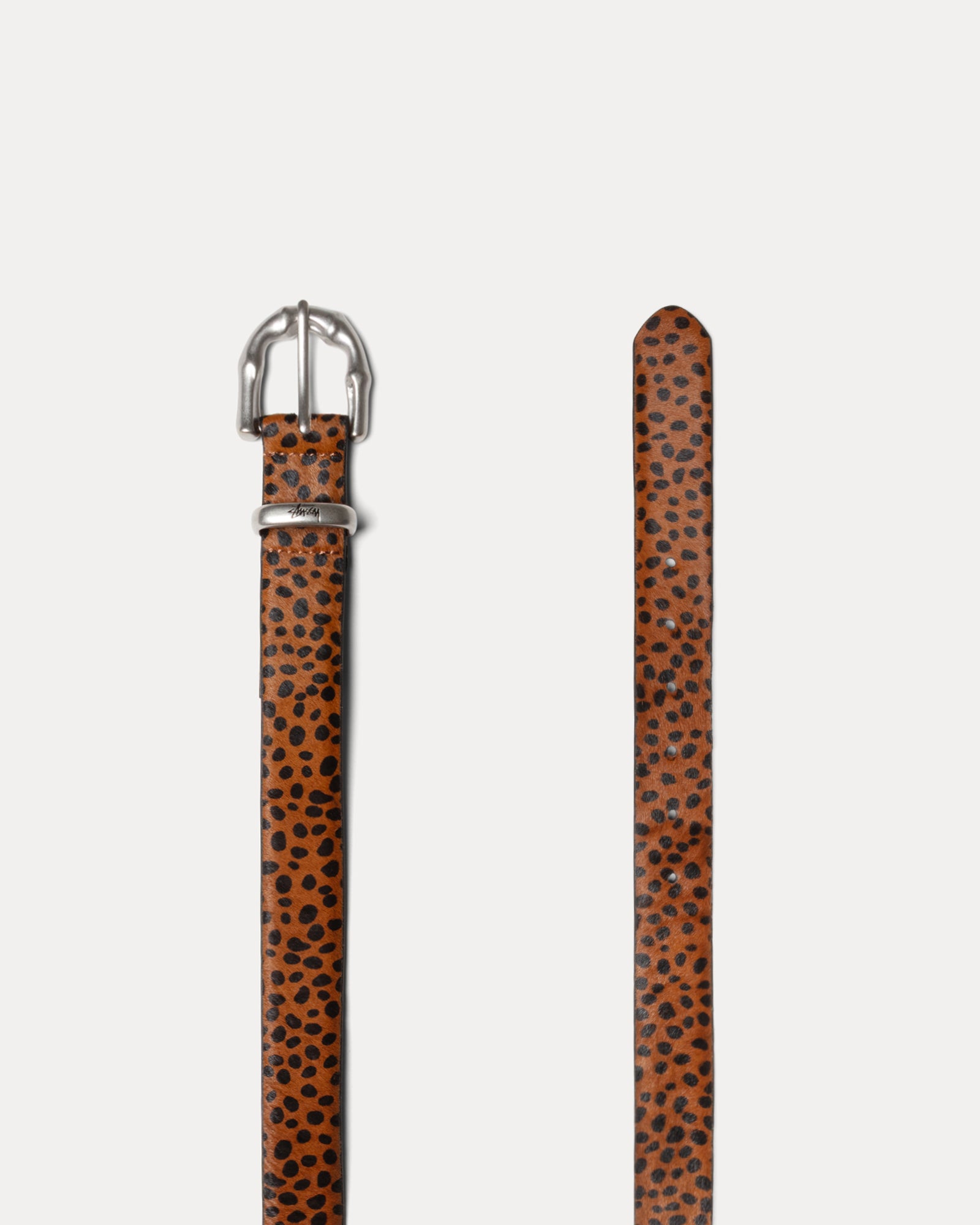 Bamboo Buckle Belt – Hairy Leopard | Accessories | Stüssy Canada