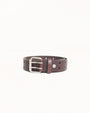 PUNCH OUT LEATHER BELT