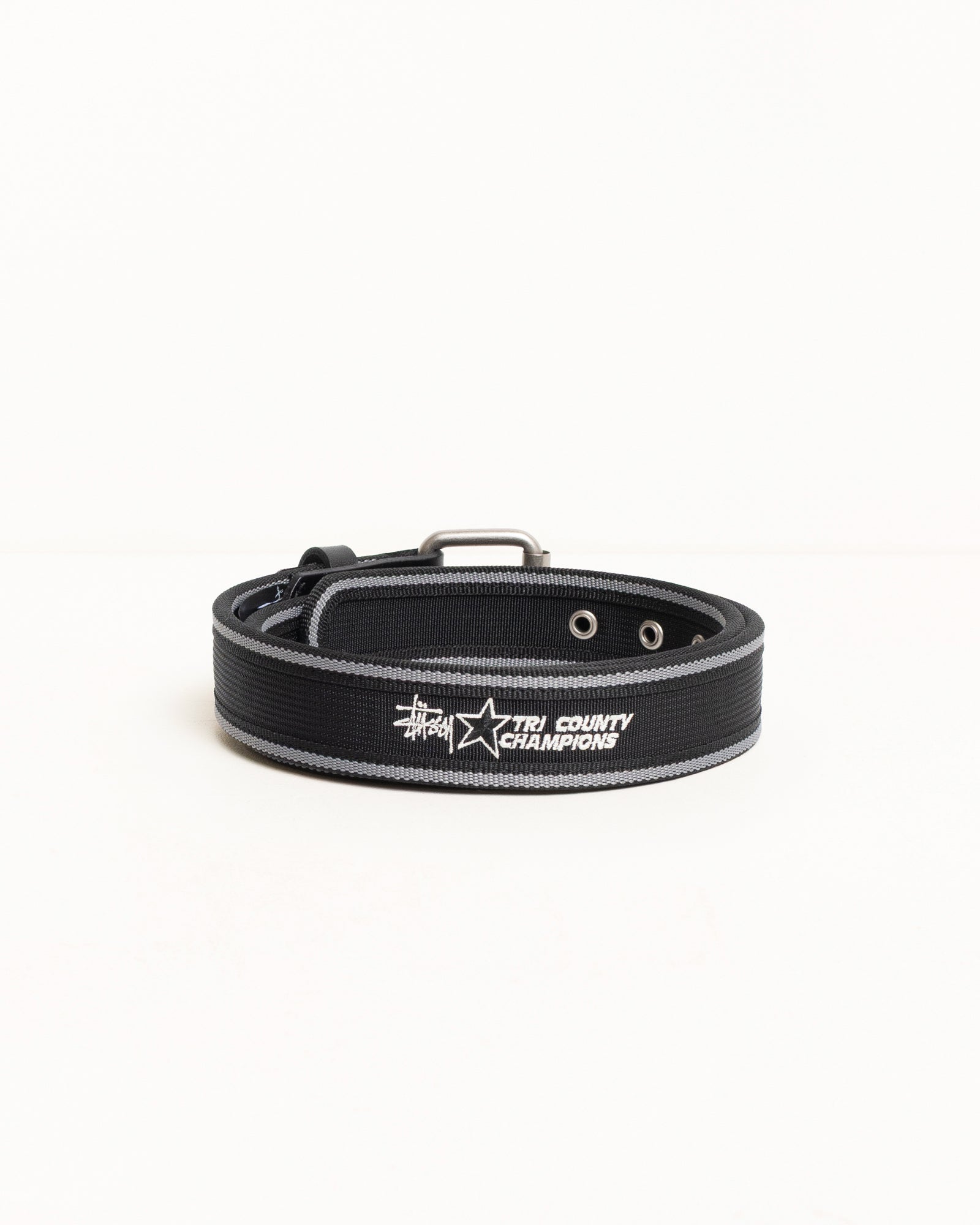 Tri County Webbing Belt – Black | Accessories | Stüssy Canada